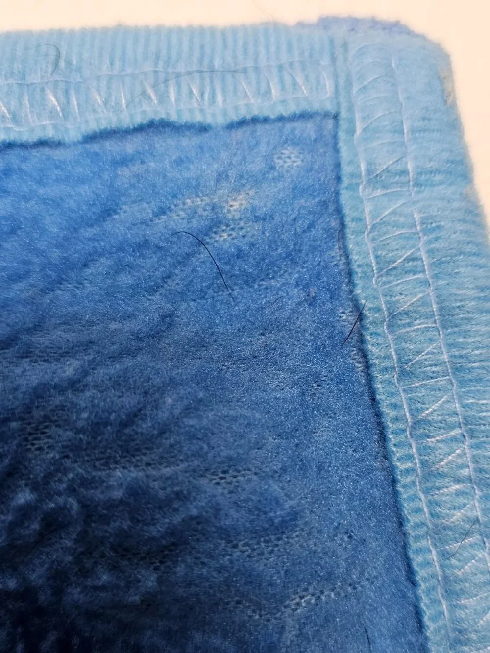 Vintage Blue Green Jungle Plush Baby Blanket Cat Giraffe Tiger Bird ANNS Trading